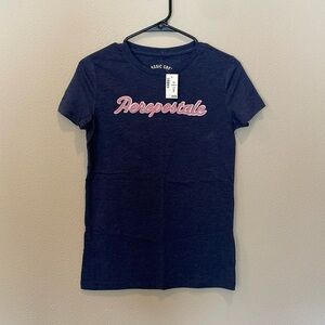 NWT Aeropostale Navy Embroidered Classic Crew